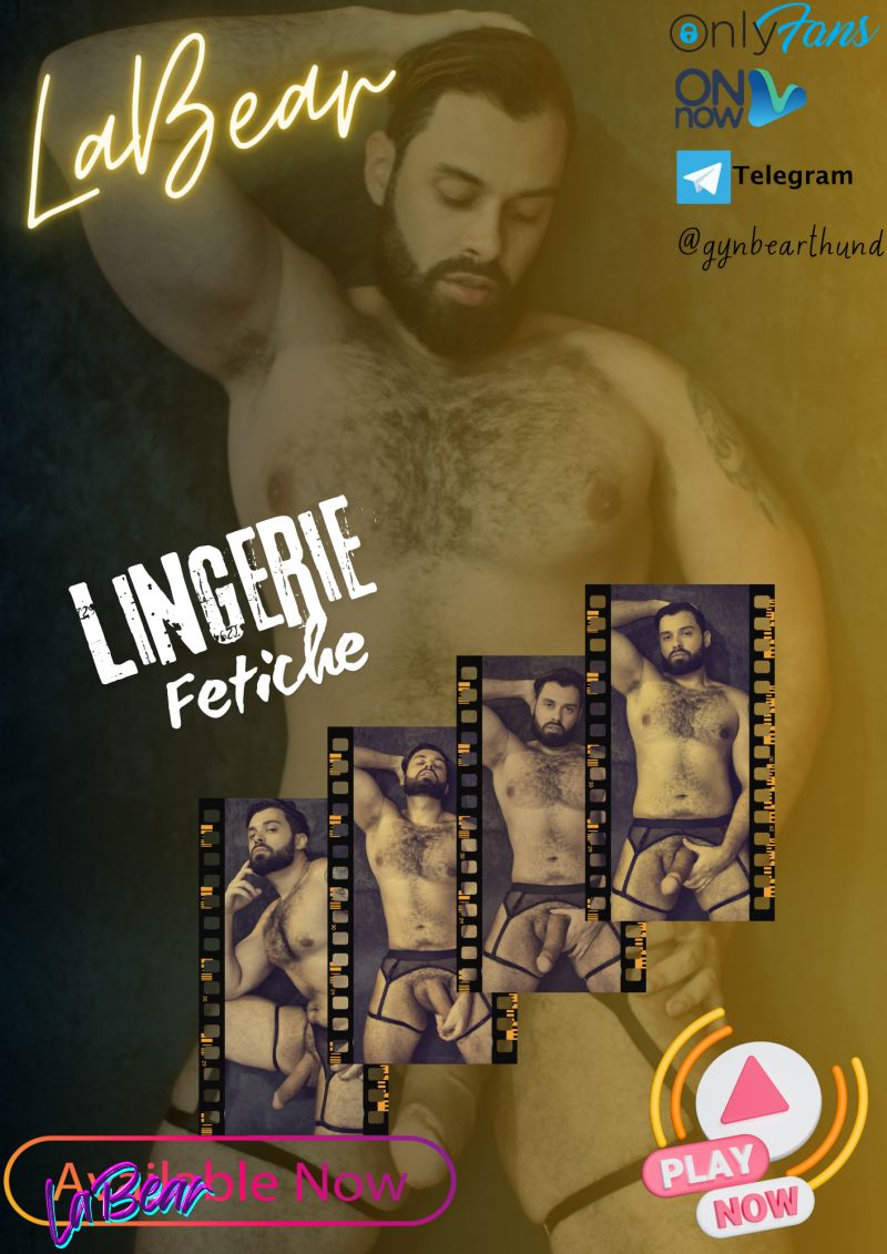 PHOTOSHOOT BEAR SEXY LINGERIE