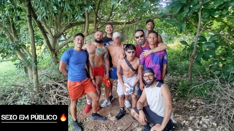 SURUBÃO NAS TRILHAS DA CICLOVIA, 9 HOMENS SEM CAPA