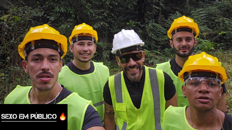 FELIZ DIA DO TRABALHADOR COM MUITA PUTARIA. OBRA PARADA, RABO HÉTERO ARROMBADO!