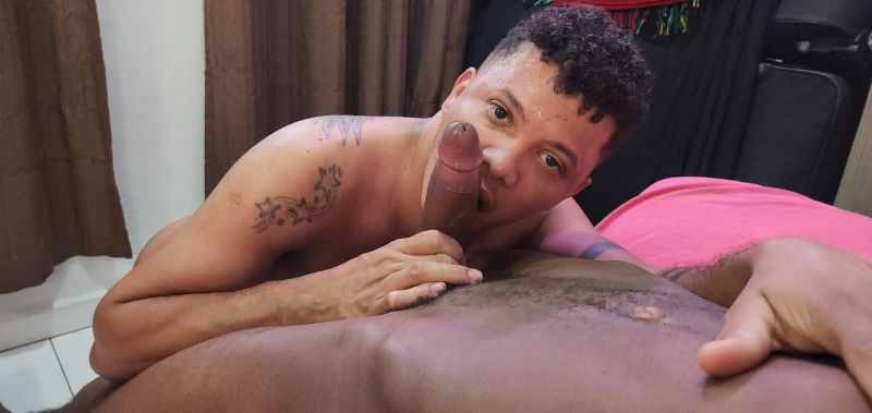 Com meu amigo haitiano