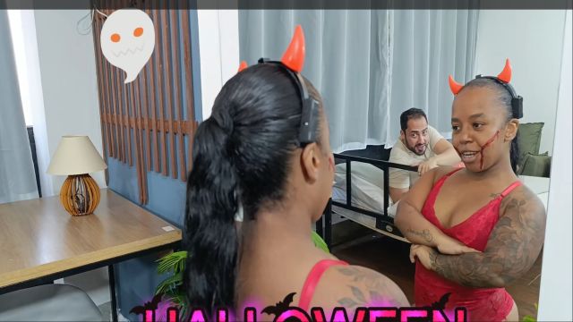 ELA QUERIA FESTA DE HALLOWEEN & ELE QUERIA FUDER A A...