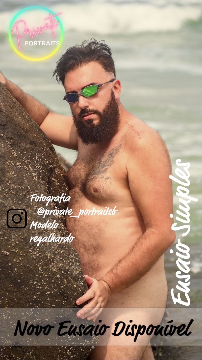 Estréia do meu ensaio na Praia de Nudismo