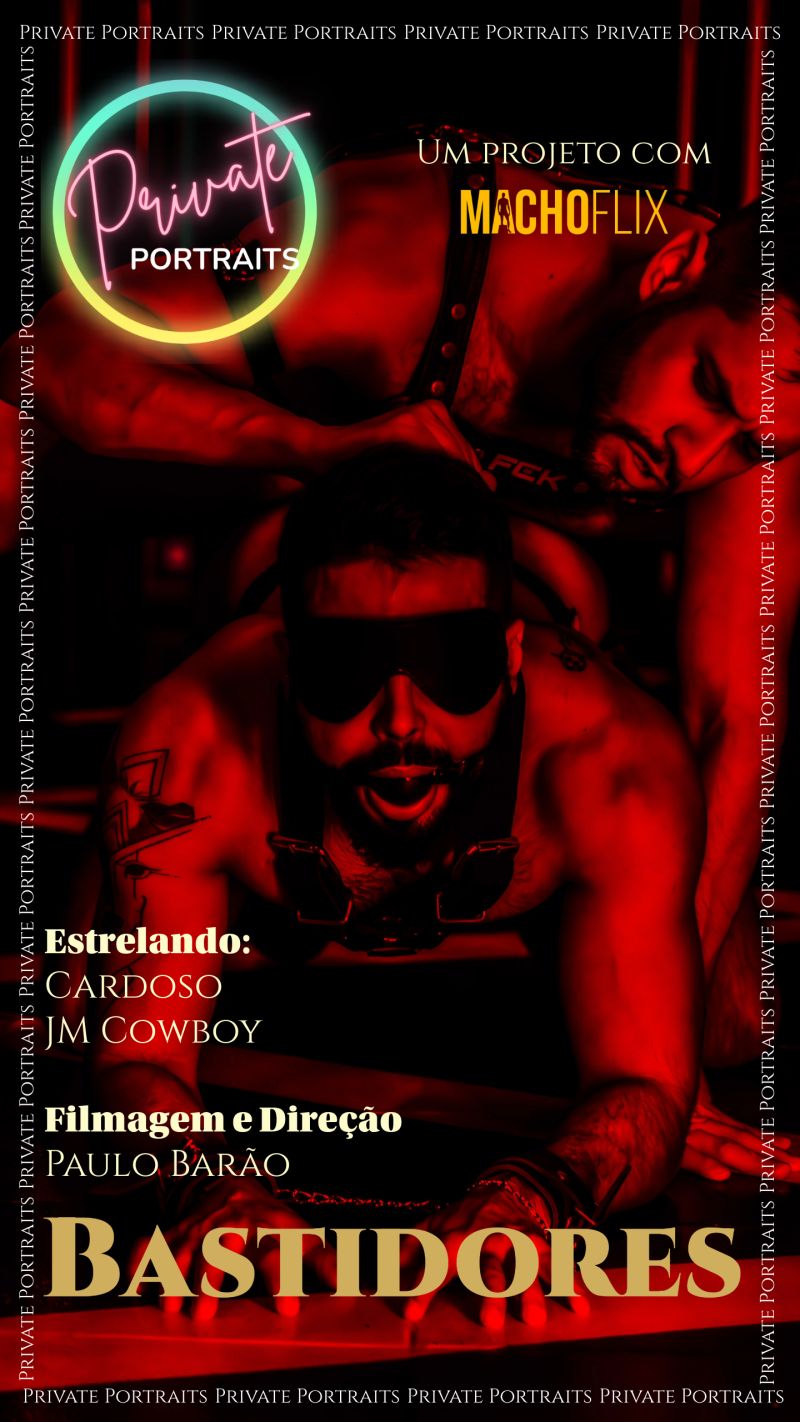 Ensaio de Bastidores de filme do MachoFlix
