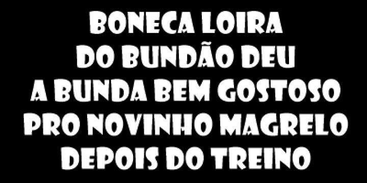 boneca loira do bundão deu a bunda bem gos...