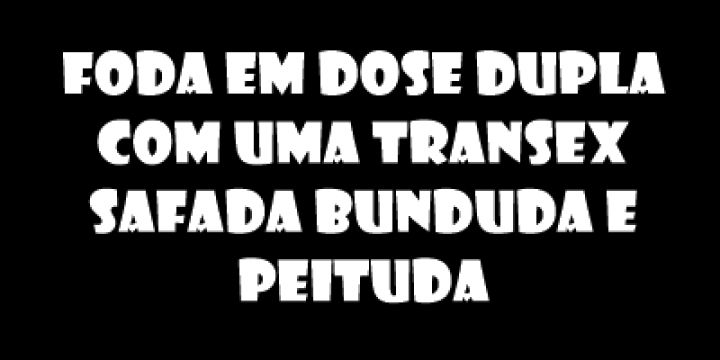 foda em dose dupla com uma transex safada ...