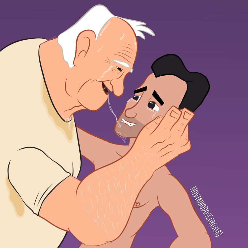 Maduro babão e seu amigo twink.