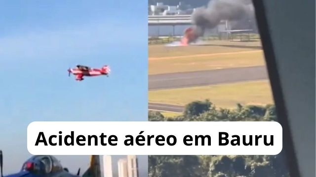 Piloto de acrobacias morre em acidente aéreo em Bauru