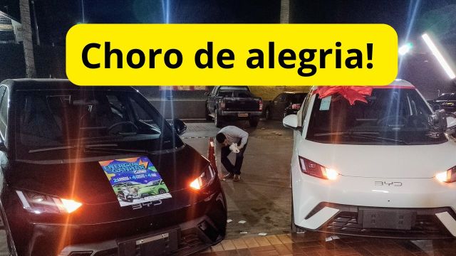 Um choro de alegria . Muita emoção!