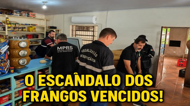 Apreensão de frangos com validade vencida há 8 anos