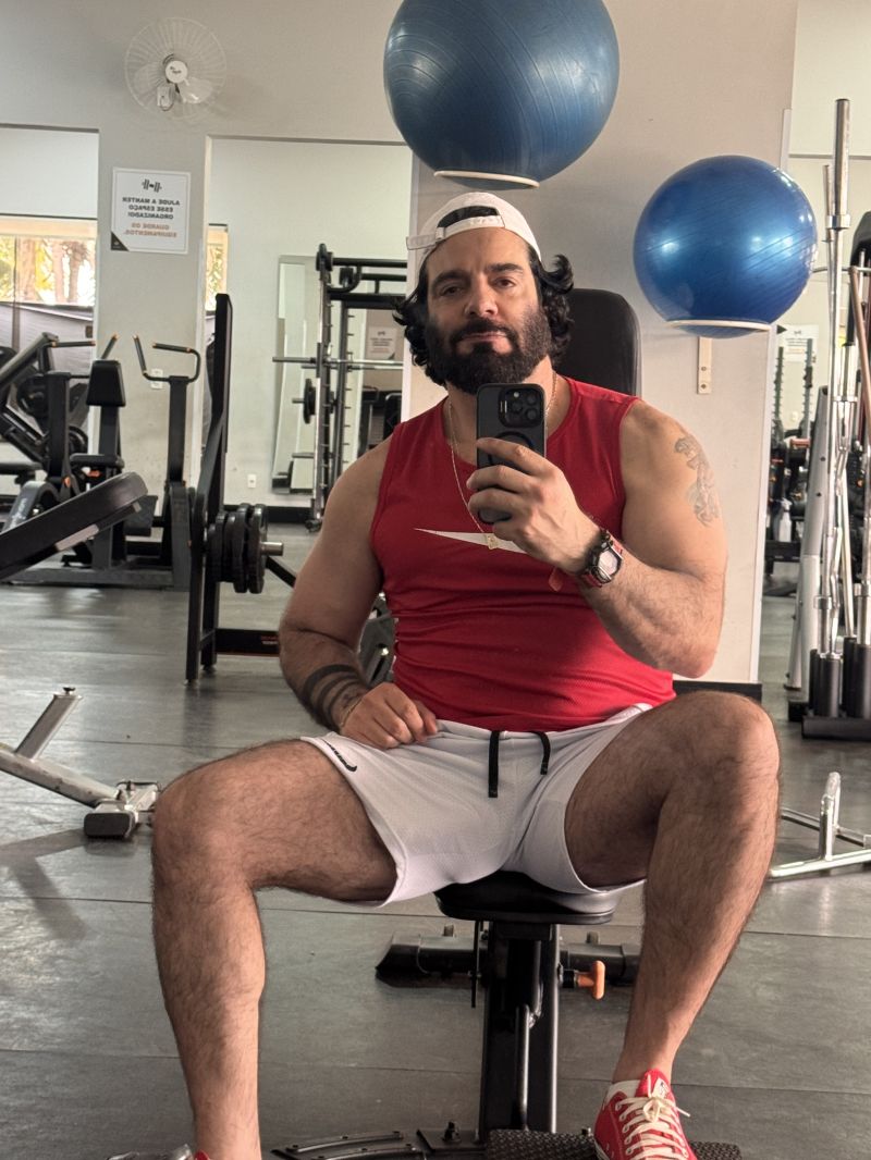 Hoje treinei com meu All Star vermelho! Gosta?