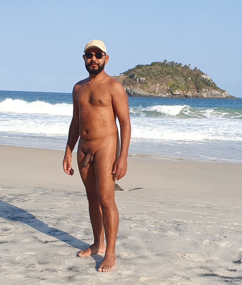 Praia de nudismo abrico
