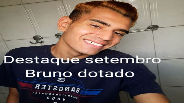 Bruno dotado destaque.Magazine setembro