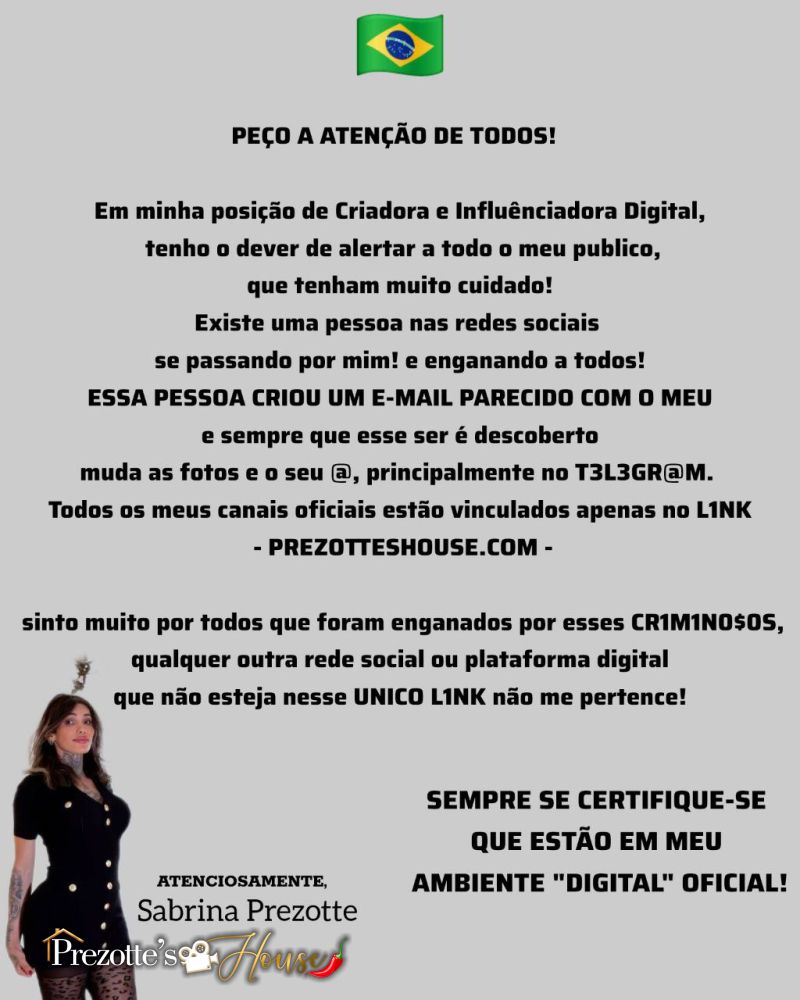 Pessoal muito cuidado, pessoas fakes e perfis.