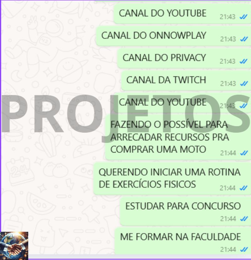 DESCRIÇÃO DOS MEUS PLANOS
