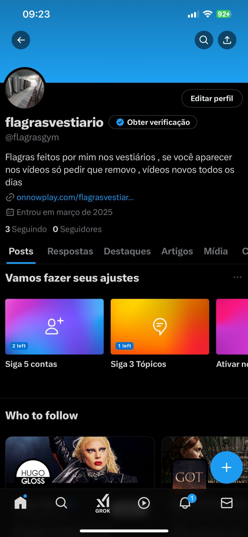 Oi galera derrubaram minha conta no X , bora me ajudar a subir denovo ?