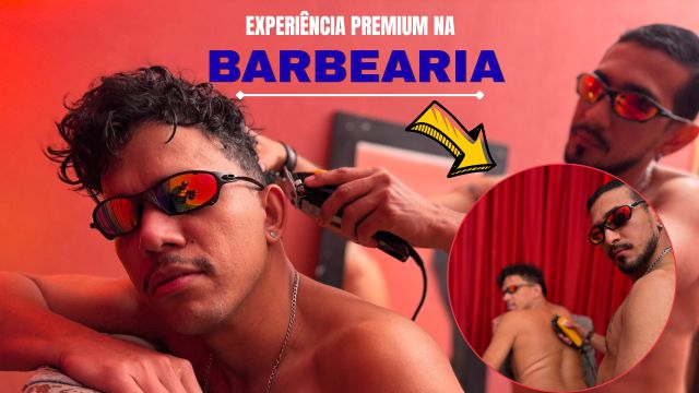 Cheguei no Brasil e até o cabeleireiro fodeu meu cuzão