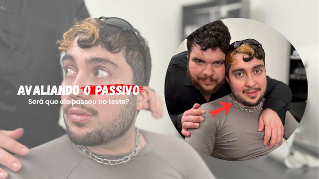 Avaliação da bunda gostosa do passivo 