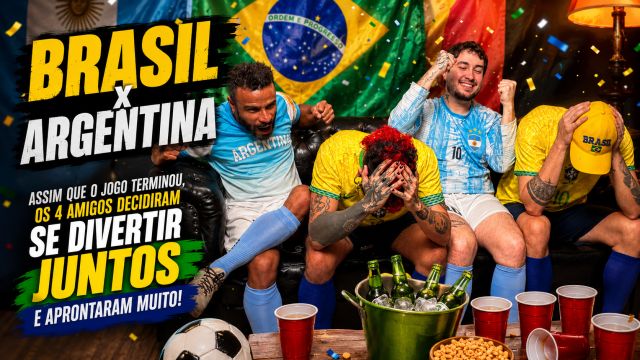 Jogo entre Brasil e Argentina só se resolve com sexo!