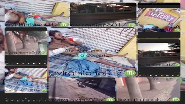 Tirando um sarro antes de ir trabalhar