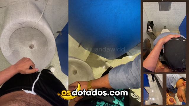 Banheirão com seguidor (quase foram pegos)