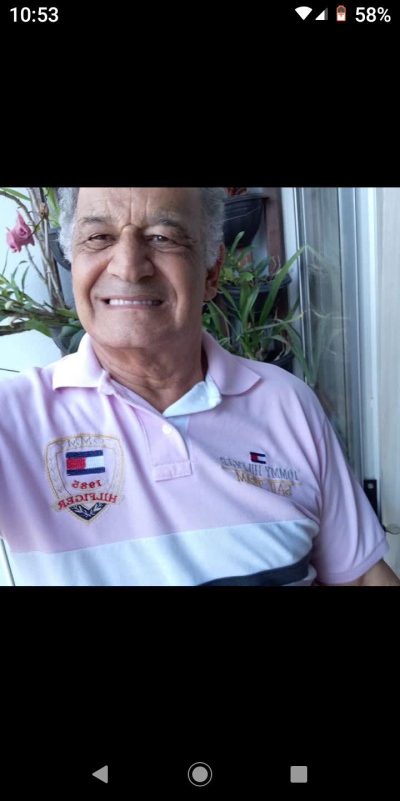 Seu Hermenegildo  73 anos casado
