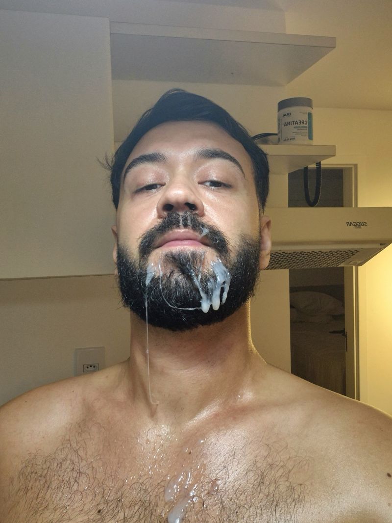 A grossura desse esperma