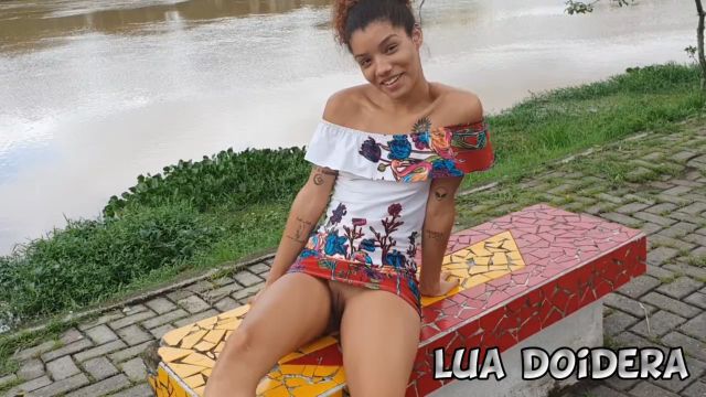 Lua Doidera na viajem pra Resede se exibindo na rua ...